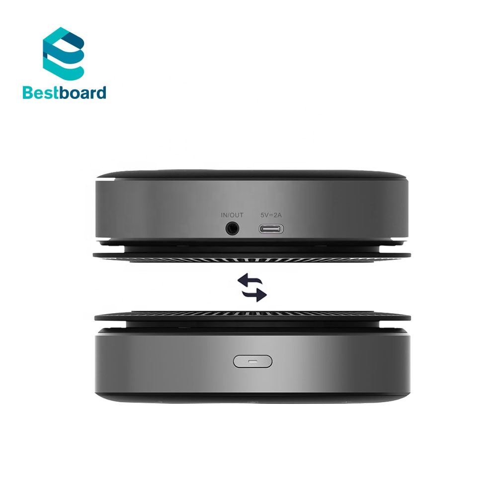 Bestboard Bluetooth всенаправленные Конференц-Громкая связь с 360 градусов 6 Mic массив для видеоконференции