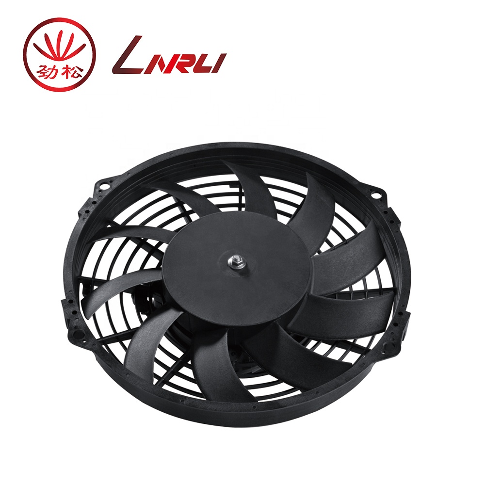 Лин Руи WSLNF-2209CX 12V 24V 9 дюймов маленький dc вентилятор конденсатора для охлажденных автобус/Грузовик Бесщеточный вентилятор охлаждения