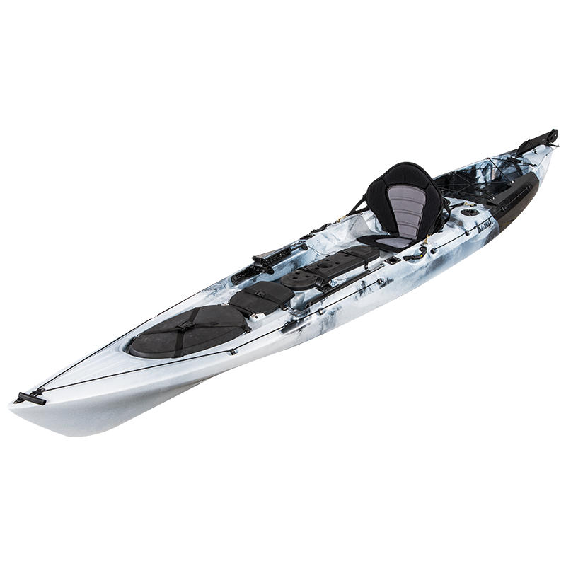 Dace Pro Angler 14 футов одиночный человек сидит на рыбном каяке