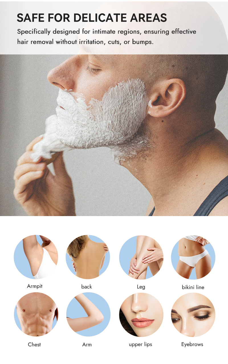 Hair Removal Cream China Manufacturers Easy To Use Men Women Body Private Hair Removal Cream For Sensitive Skin