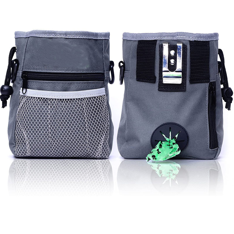 Hot Sale Easily Carries Pet Toys Bag Waterproof Puppy Training Walking Bag Dog Treat Training Pouch with Poop Bag Dispenser