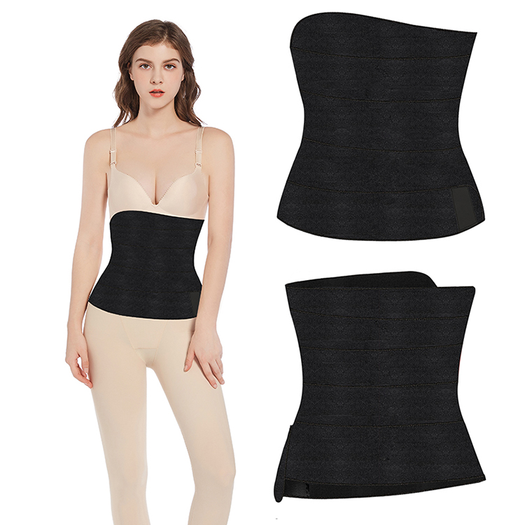 Wholesale Women Seamless Slimming Faja Colombian Latex Tummy Bandage Wrap Around Waist Trainer For Women