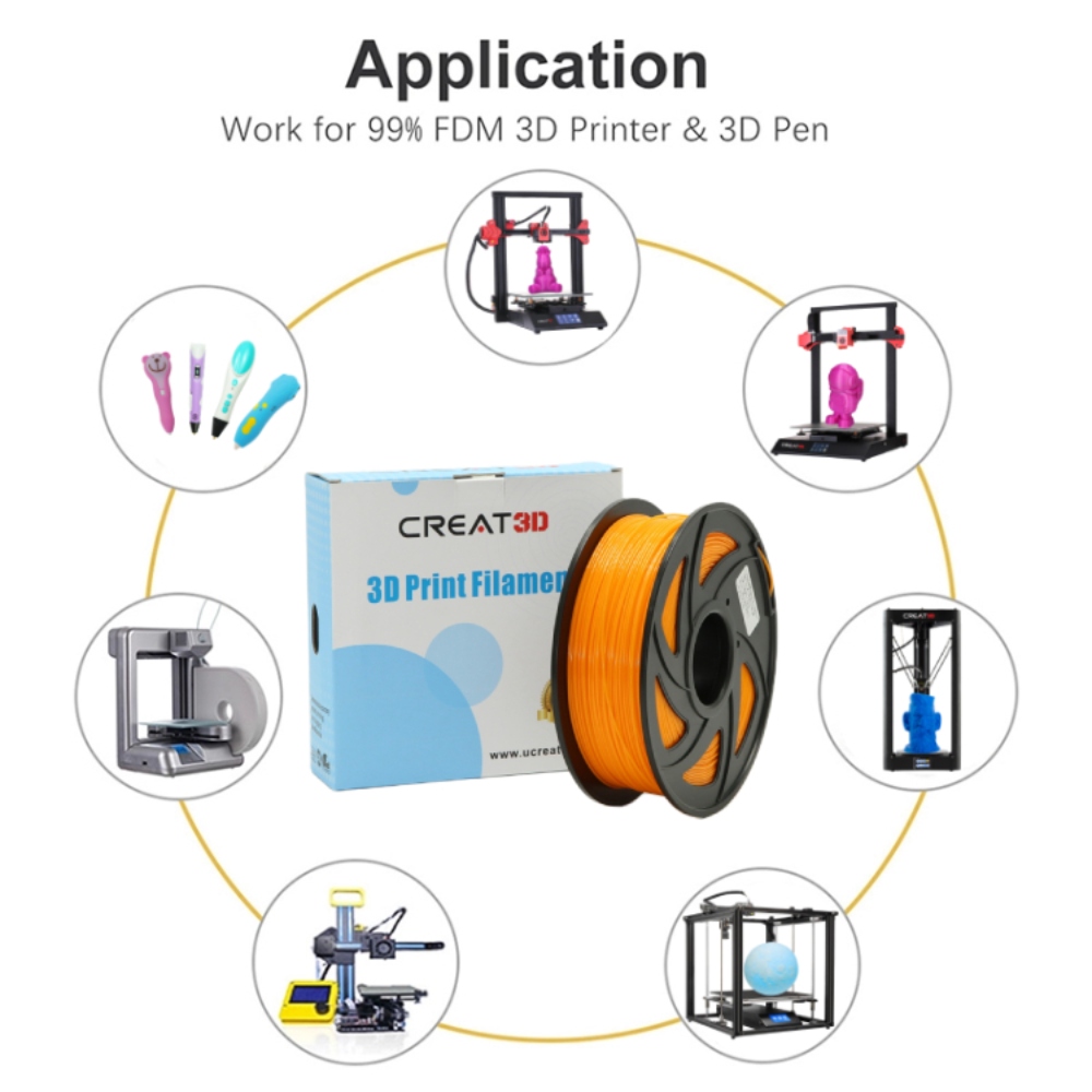 Бесплатный образец CREAT3D Factory 1,75 мм PETG 3D нити