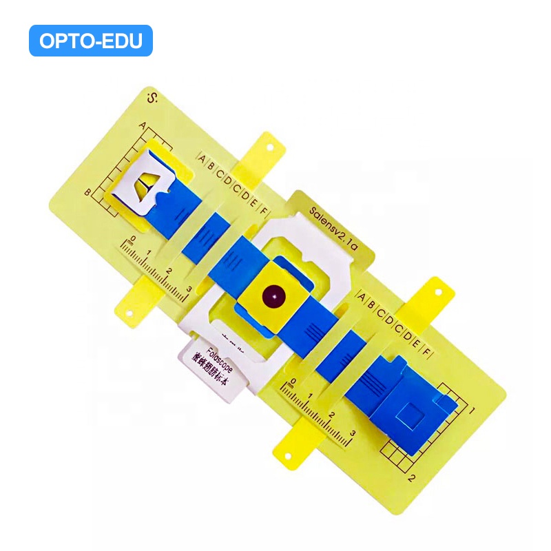 OPTO-EDU G12.4510 увеличение 520x с миниатюрным светодиодным источником и зеленым пластиковым PP материалом Foldscope микроскопом