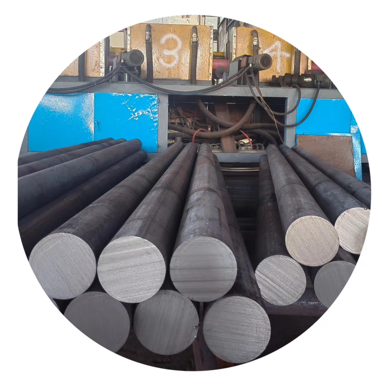 High quality low price Grinding media steel rod for grinding quartz silica river sand mineral sag rod mill 45# 65Mn 40Cr 42CrMo