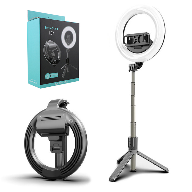 5 ''385g Bluetooth видео для штатива с защитой от повреждений и кольцом для телефона, лампа для Торшер для селфи-Палка для мобильного телефона Штатив стул