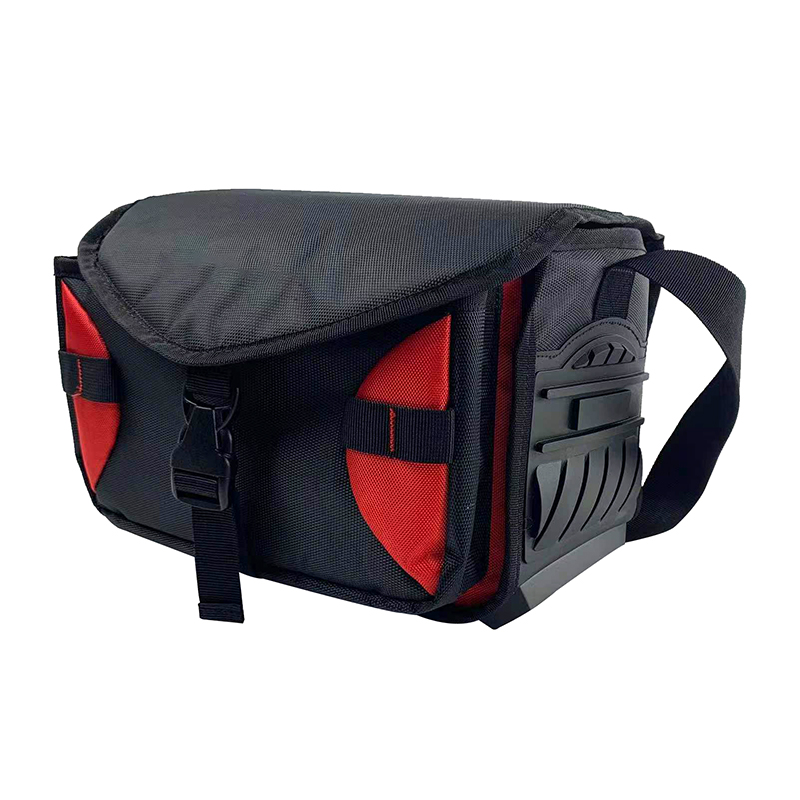 Outdoor Sports Fishing Tackle Equipment Fashion Style Portable Non Woven Fishing Bags With Unique Rubber Bottom