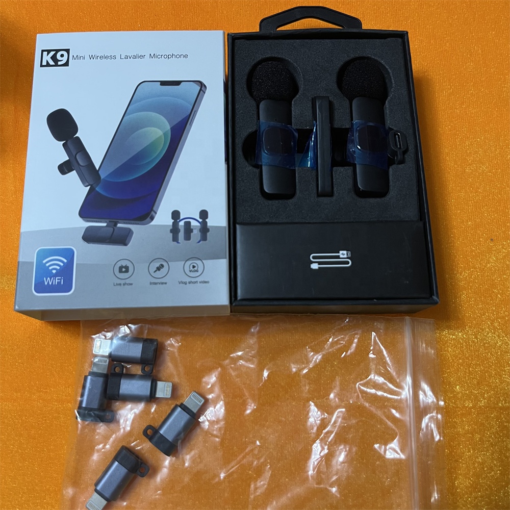 Микрофон K9 Lavalier беспроводной микрофон для Iphone воротник с лацканами microfono lavalie micro cravate sans fil Type C Mic для Android