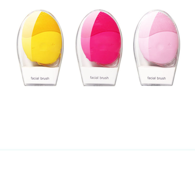 Electric Silicone Facial Brush Skin Care Face Brush Sonic Vibration Deep Pore Cleansing Washer Blackhead face cleansing brush