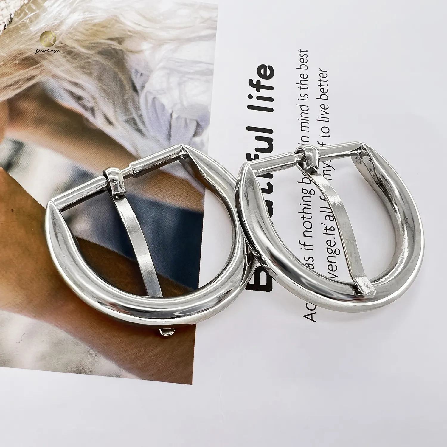 Manufacturer Customized Metal Belt Buckles d ring Universal Silver High Quality Belt Buckles