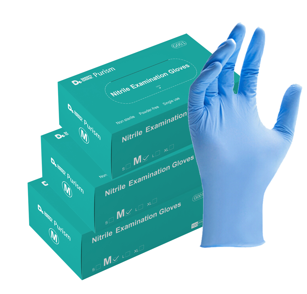 Nitrile Examination Glove 510K China Manufacturer Wholesale Fast Delivery Powder Free Disposable Medical Gloves