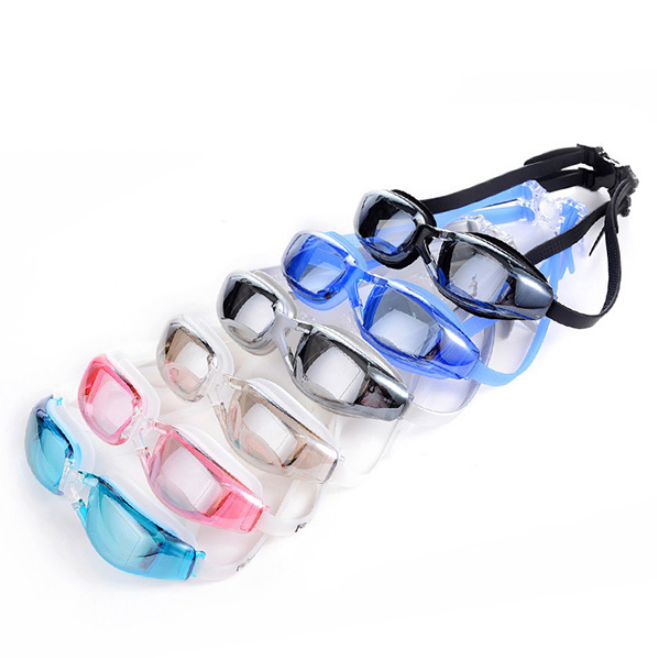 fashionable design humanized swimming goggles for swimming pool anti fog UV-protection eyewear swimming glasses