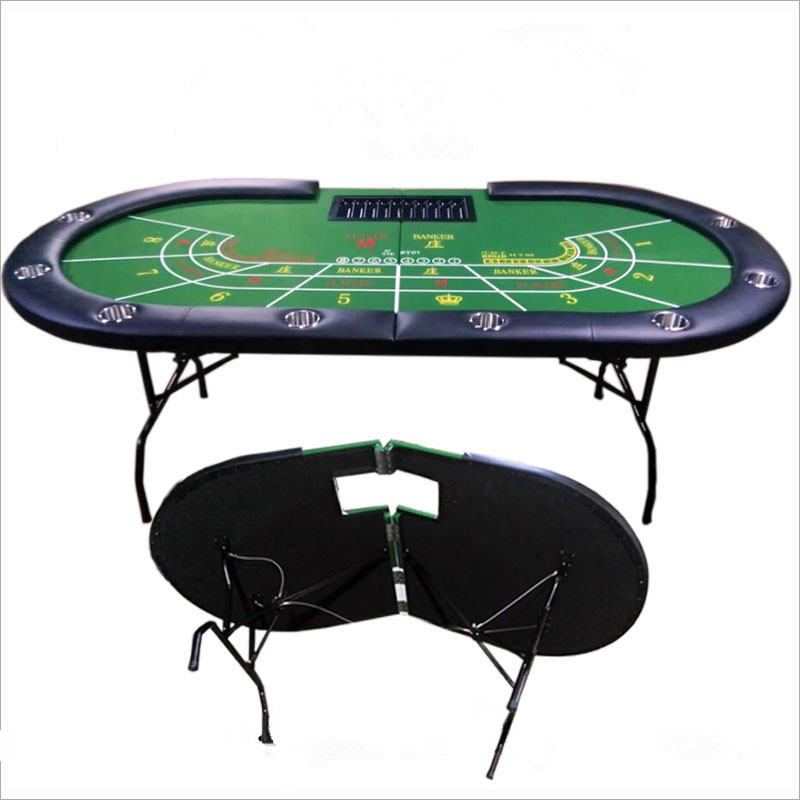 High Quality 96" Poker Table Folding Poker Table/Folding Poker Table Top for Casino Gambling
