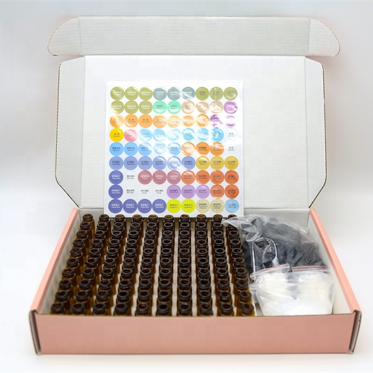 Manufacturer provides straightly high quality amber empty 1ml mini glass vials with twist caps wholesales