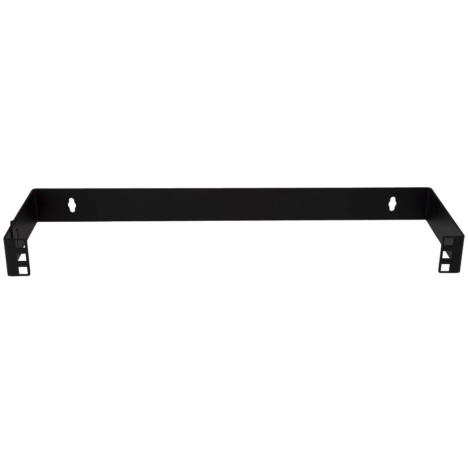 1U Hinged Wall Mount Bracket for 12/24 Port Patch Panel - 19 inch Wide - Wall Mount Bracket