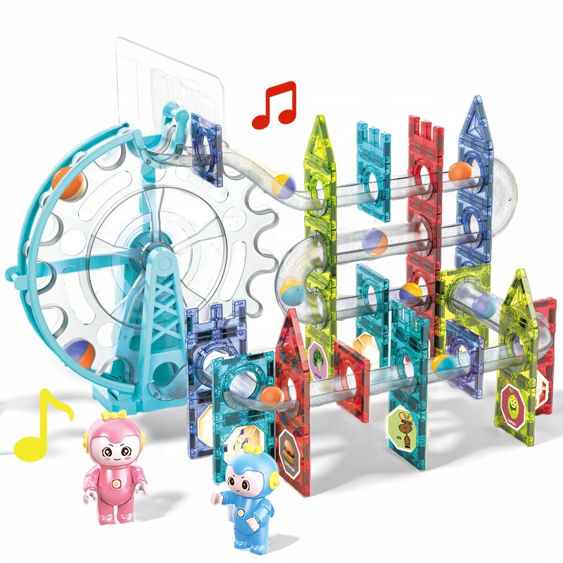 New Product Ideas 2024 Trends Kids Electric Magnet Building Blocks Set 3d New Upgrade Magic Magnetic Tiles Blocks For Children