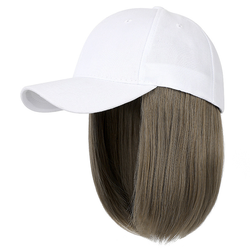 Wig cap bobhead cap wig baseball cap women wig hats hair extensions