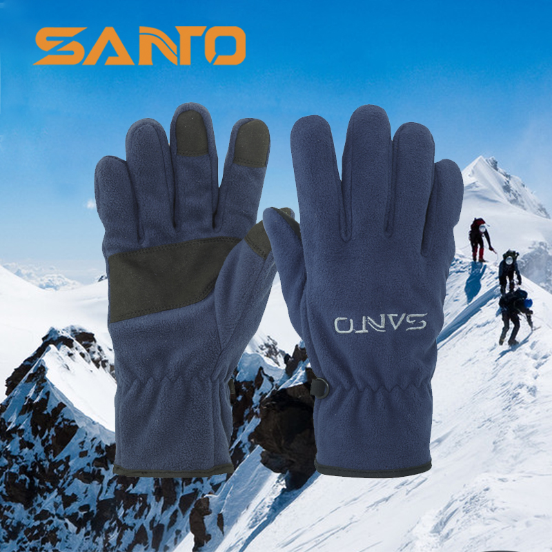 Custom Non Slip Full Finger Waterproof Ski Gloves Snow Winter Gloves Touch Screen Climbing Glove