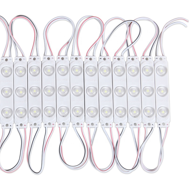 High power injection LED light module display lens 160 degree 3030 LED sign modules