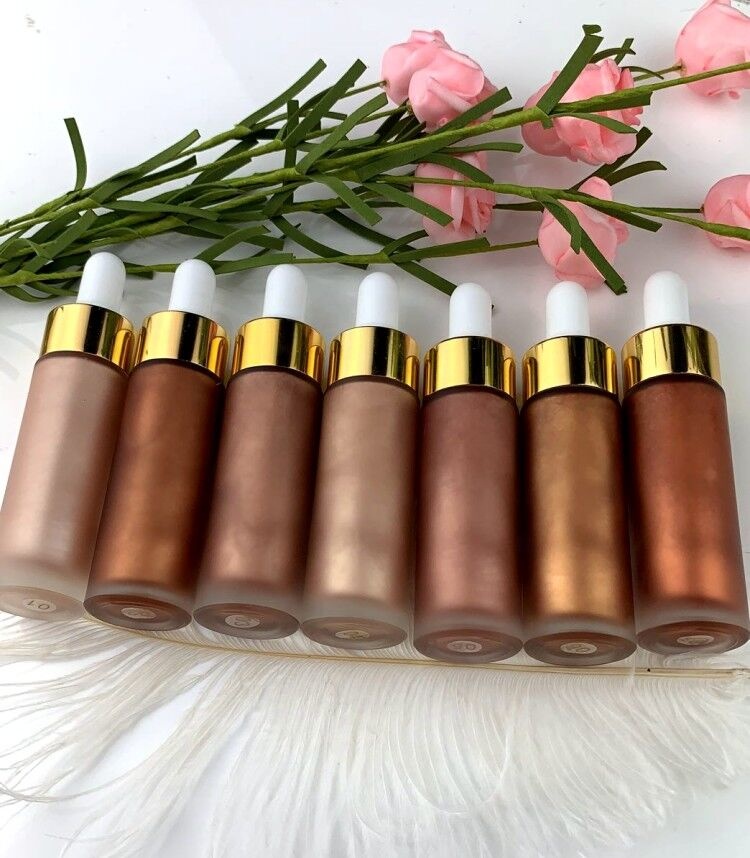 Оптовая Продажа Жидкость highlighter пользовательские ваш собственный бренд highlighter Макияж private label длительный shimmer liquid highlighter