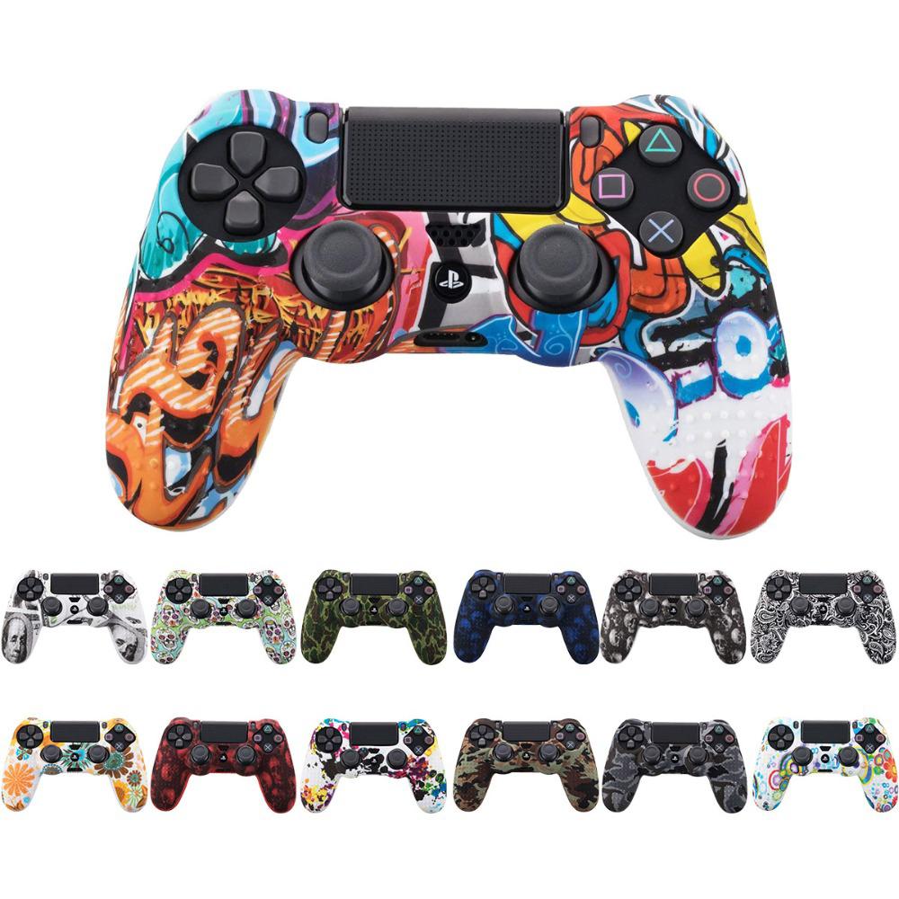 Силиконовый защитный чехол для контроллера PS4 Pro Slim, для Sony Playstation 4
