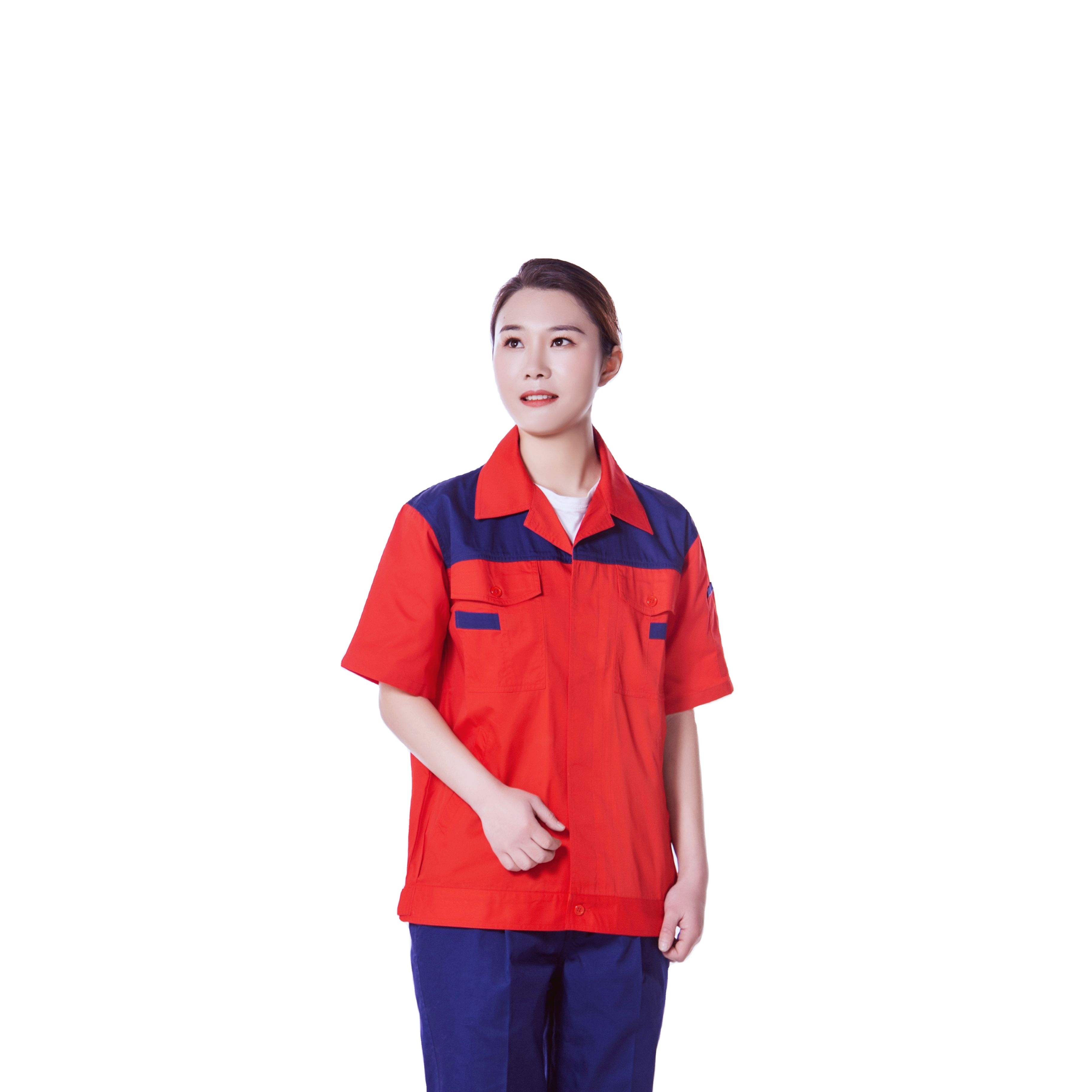 Summer uniform promotion The uniform suits with short sleeves Construction workers work clothes