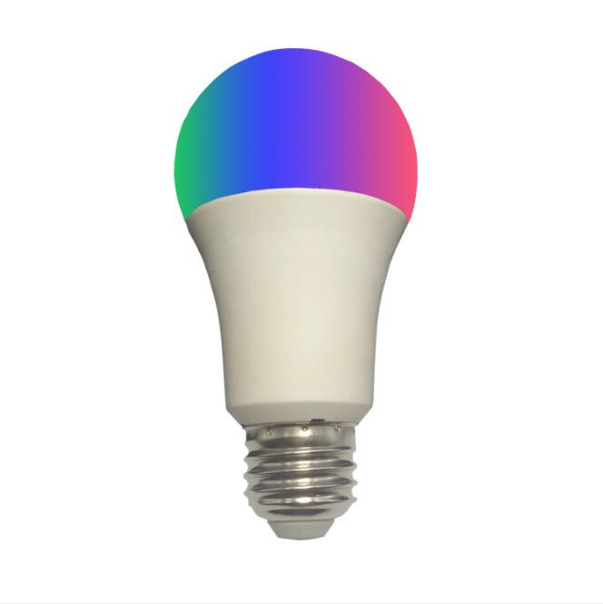 E27 Wifi IOS/Android google RGB + белый дистанционный внутренний светодиодный светильник Пробуждение свет для Wifi умная Светодиодная лампа