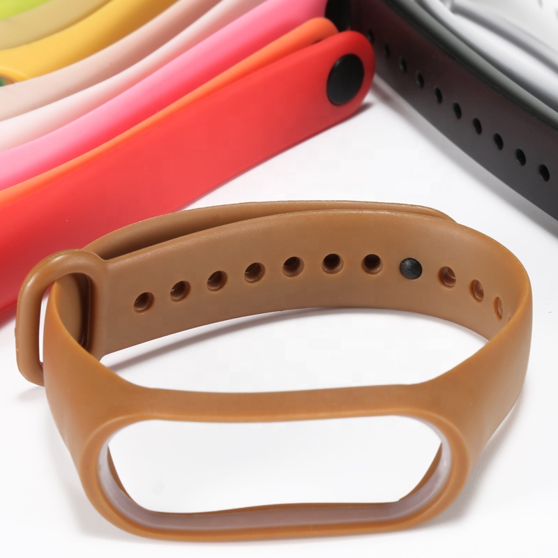 Заводской водонепроницаемый ремешок для Xiaomi Mi Band 4 3, сменный спортивный браслет для часов, оригинальный Смарт-браслет M3 M4