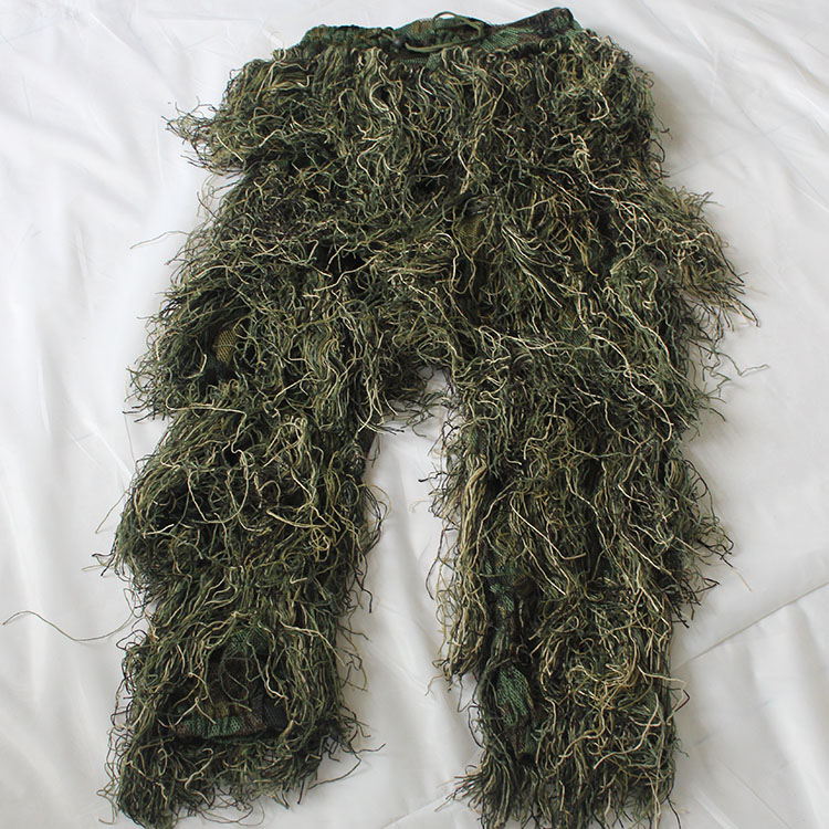Камуфляжное пончо Ghillie с объемными листьями, камуфляжная накидка, невидимый костюм Ghillie, военный костюм CS, охотничий пончо для леса, одежда