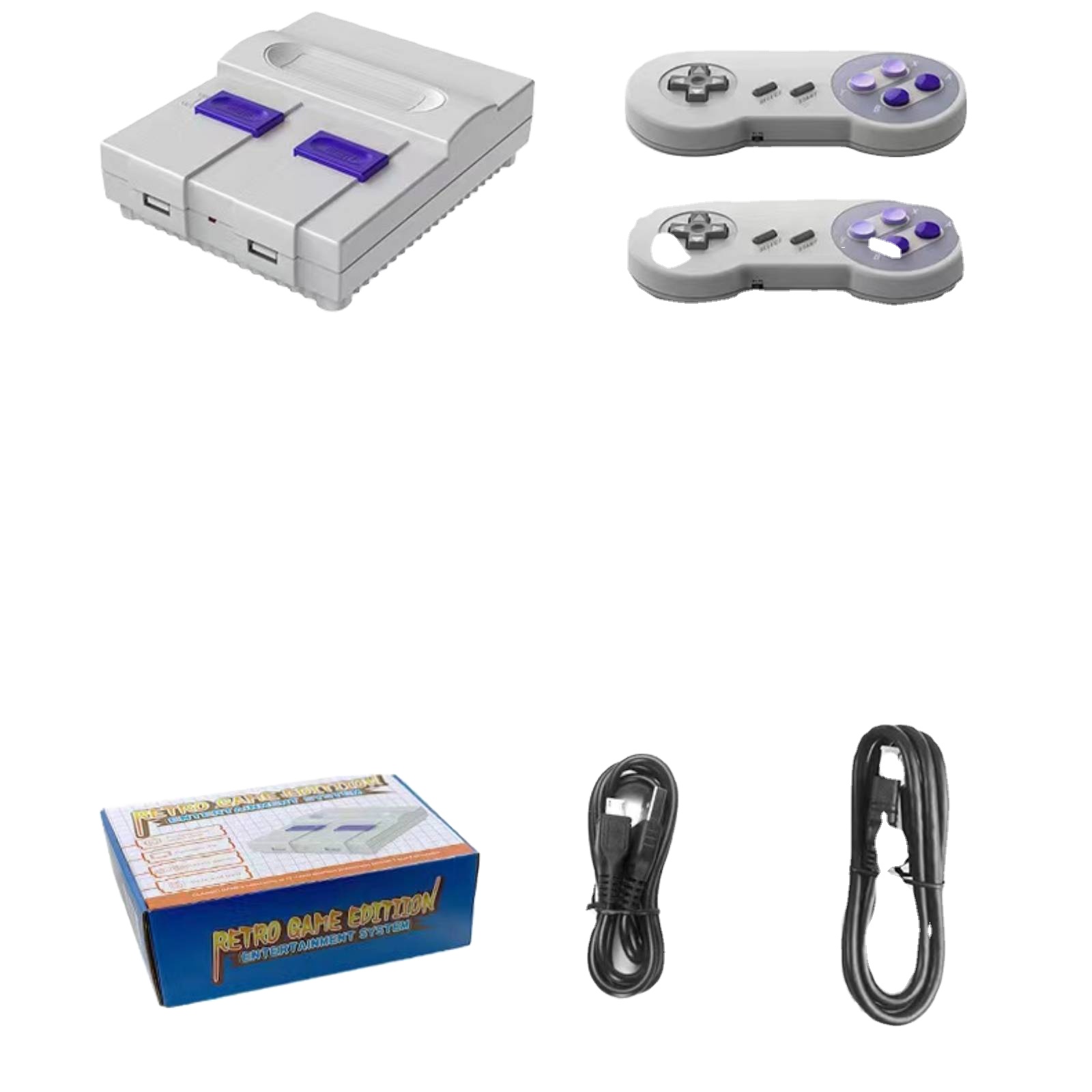 Super Classic Mini Retro Game Console Built in 5000+ Different Classic Video Games,4k HD Output and Dual Wireless Controllers