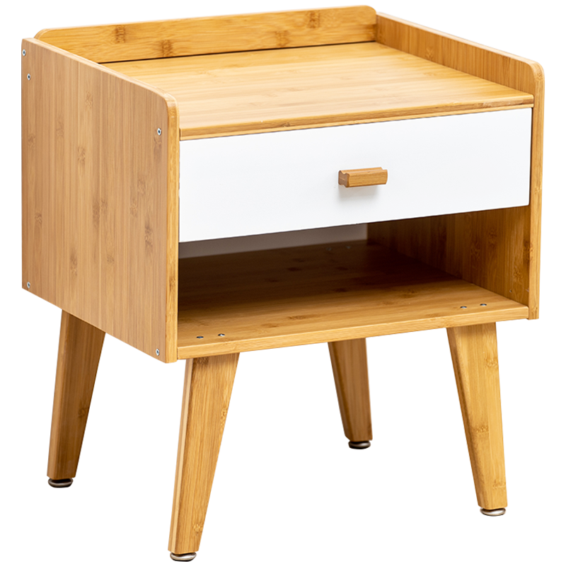 High quality 2021 new design beauty functional bedroom bamboo storage small cabinet