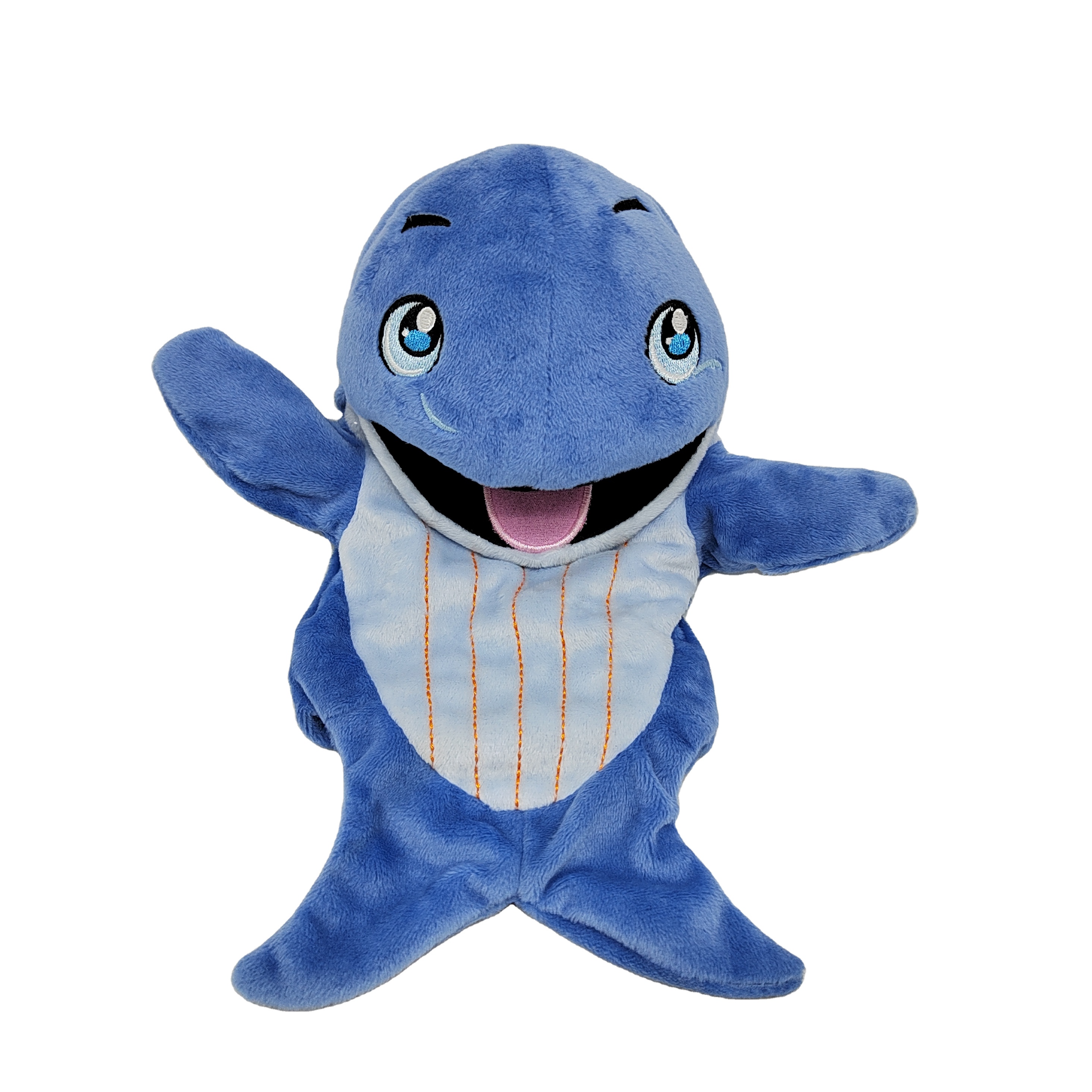 Baby plush toys whale hand puppet