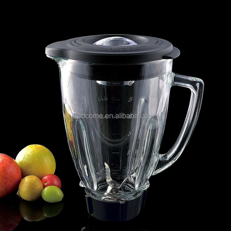 A180 GLASS SET 1.25L Soda lime Glass Blender Jar with Lid Blade Base, Classic Juicer Jug Sets Hot in America