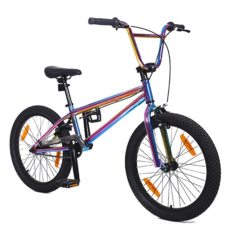 Велосипед для фристайла BMX со стальной рамой и УФ-печатью, 20 дюймов