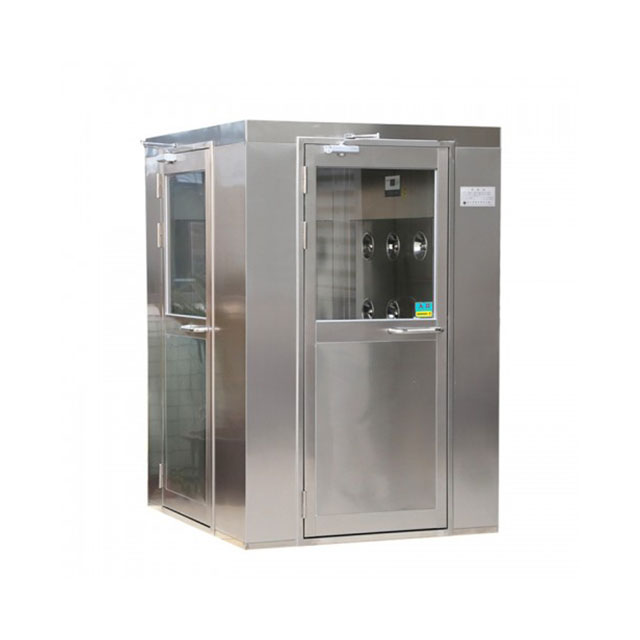 Low cost class 100 electrical interlock disinfection air shower for clean room