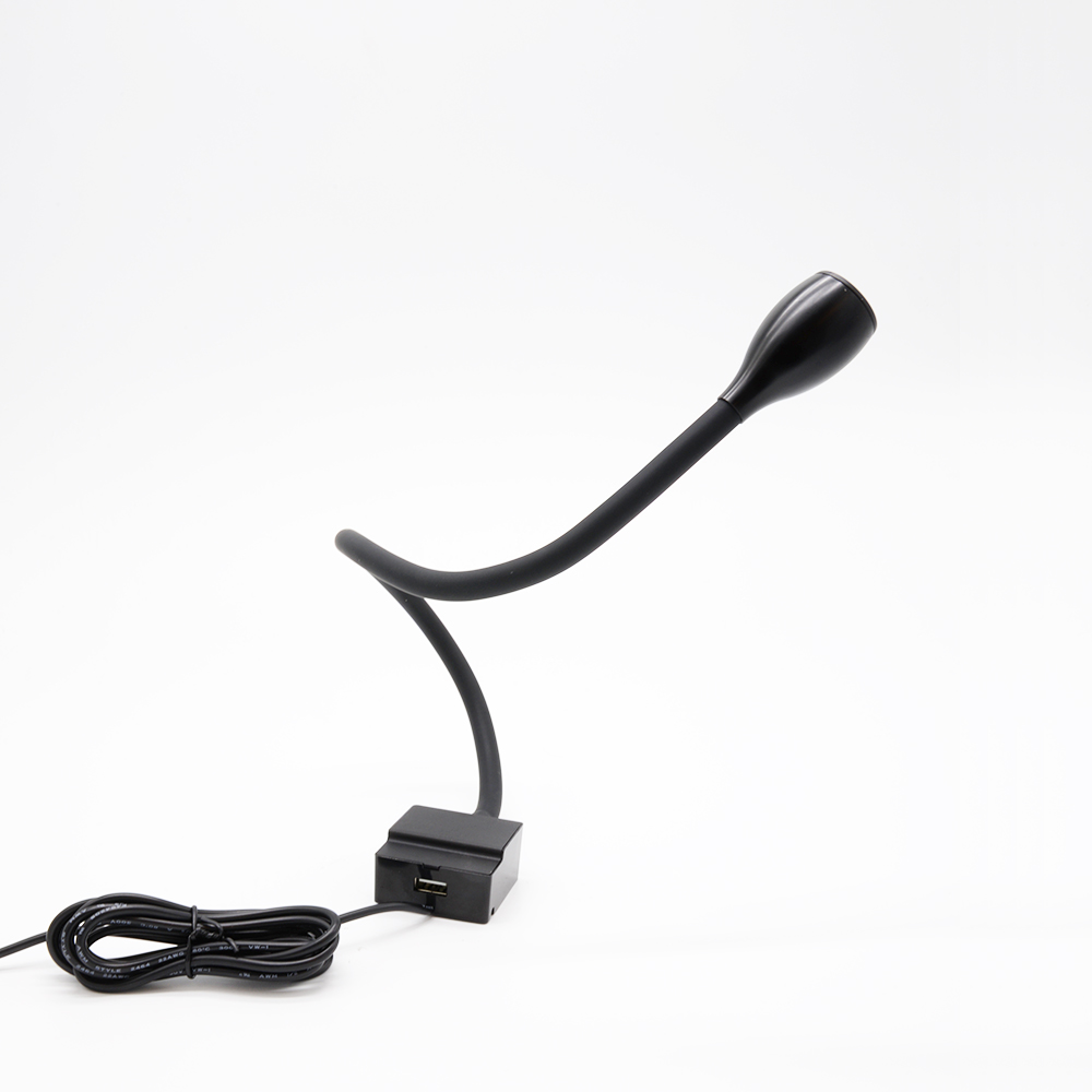 3 Вт USB порт перезаряжаемая Светодиодная лампа для чтения настольная лампа ночник головная Сенсорная лампа