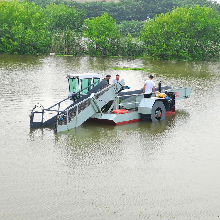 Уборочный комбайн для воды, речной мусор, мойка, лодка, Экономная лодка