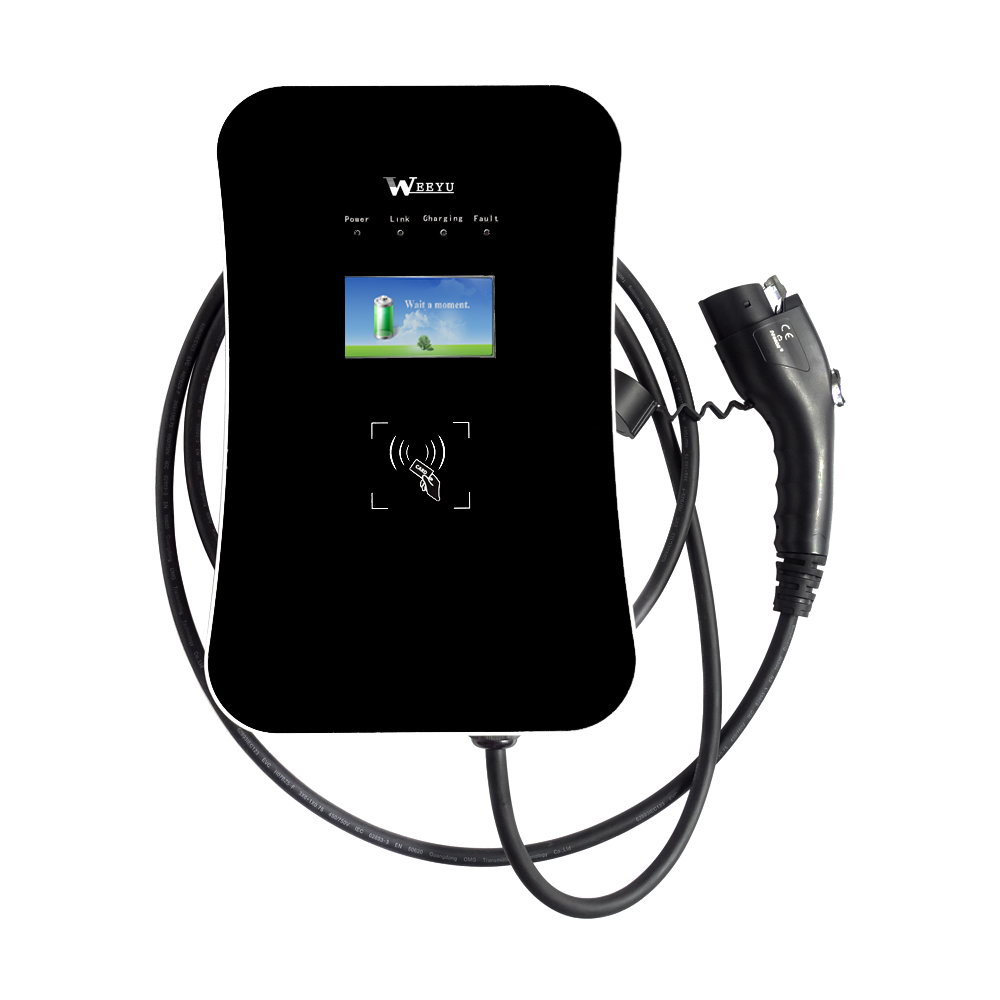 WEEYU 3.5KW 16Amp AC настенная зарядная станция для электромобилей, зарядное устройство для электромобиля