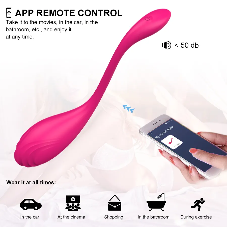 MELO Patent Wireless APP Control Vibrating Wearable Panties Vibrators G Spot Stimulator Vaginal Kegel Ball Sex Toy For Women