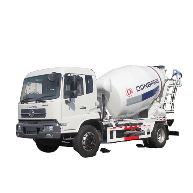 DongFeng 4X2 6m3 Hydraulic Mixer-Pump Automatic Self Loading Diesel Cement Mixer Rotating Concrete Drum Transit Mixer Truck