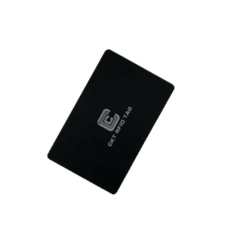 Матовая металлическая Скрытая NFC-чип визитная карта NFC металлическая карта