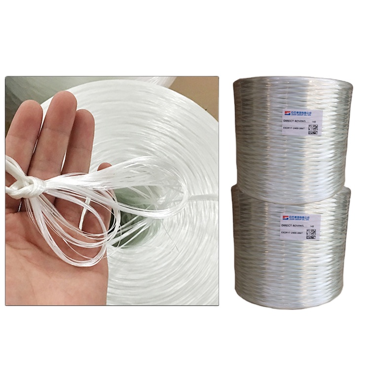 Стекловолоконная пряжа 2400tex E-glass Прямая поставка Стекловолоконная пряжа