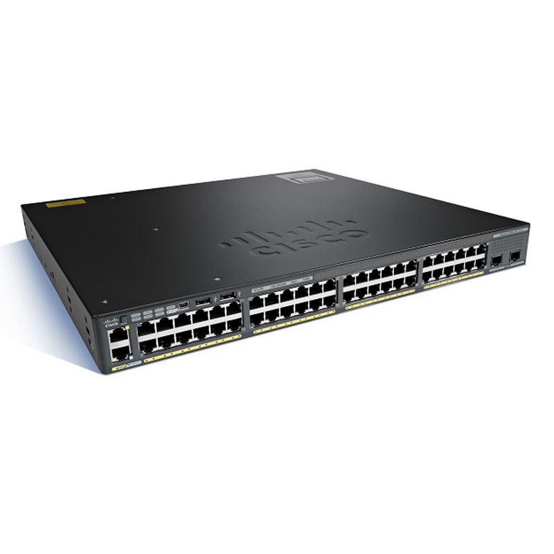 WS-C2960X-48TS-L 2960X серии PoE коммутатор 48 портовый гигабитный коммутатор PoE WS-C2960X-48TS-L