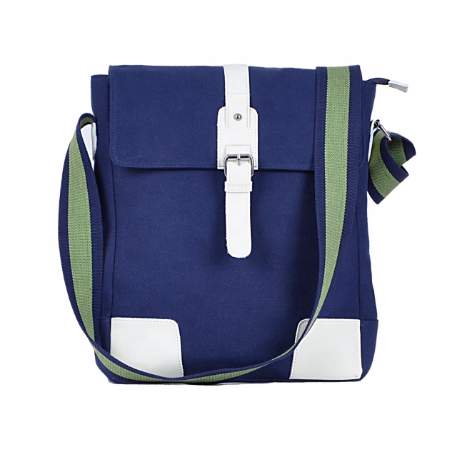 Navy blue Canvas Shoulder bag Wholesale Manufacturer Fashion Travel tote Bags Crossbody Bag