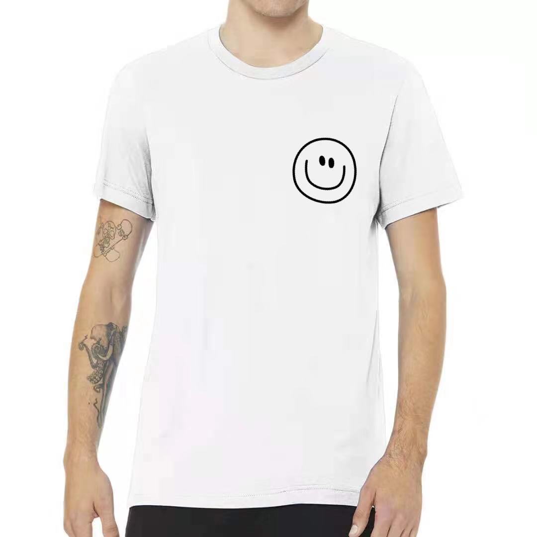 wholesale mens High Qualiy t-shirt printing on demand custom printed logo label 100% cotton embroidery blank t shirt
