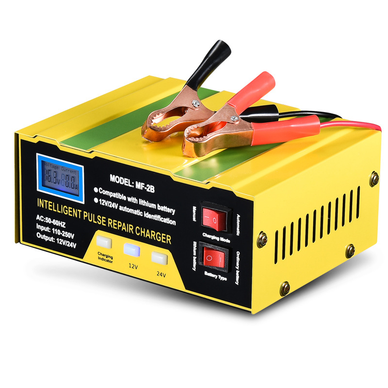 12V/24V 15A интеллигентая (ый) ремонт импульса портативный автоматическое зарядное устройство для автомобиля