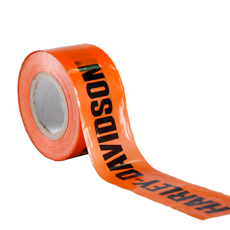 Hot Sale Customize Printed PE Signal No Adhesion Safety Flagging Barrier Warning Tape