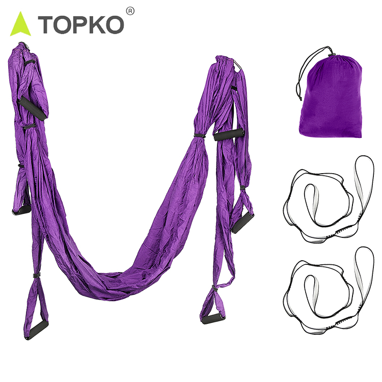 TOPKO Aerial Yoga Hammock Kit air yoga stand exercise yoga hammock