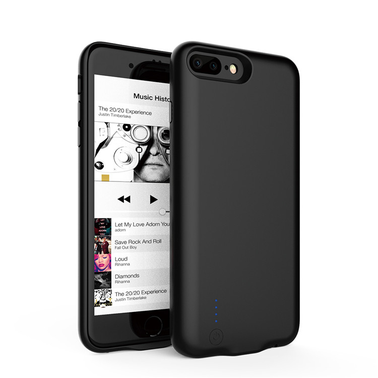 Тонкий телефон крышка батарея чехол для iPhone 7 S 8 S с 3,5 мм аудио разъем