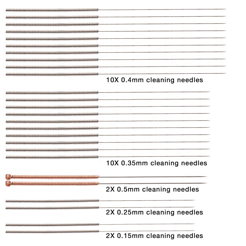 3D Printer Nozzle Cleaning Kit Stainless steel Nozzle Cleaning Needles for Ender 3